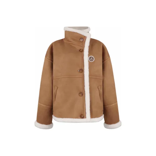 INSLIISA Куртки и пальто женские коричневый