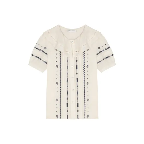 VEGA CHANG Рубашка Женская Soy Milk Beige