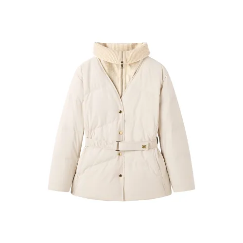 PEACEBIRD Пуховик Женский Экрю