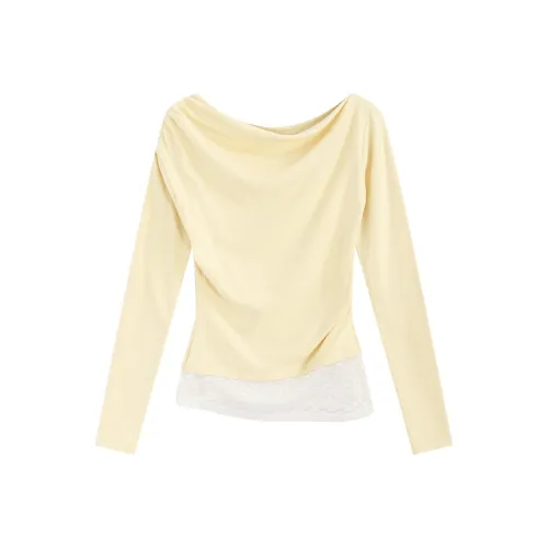 Garbege Желтые Женские Футболки