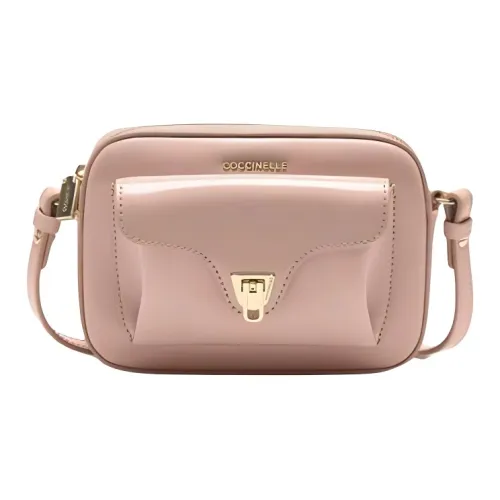 COCCINELLE Брушированная кожа Camera Сумка Сумка через плечо Мини Женская Розовая