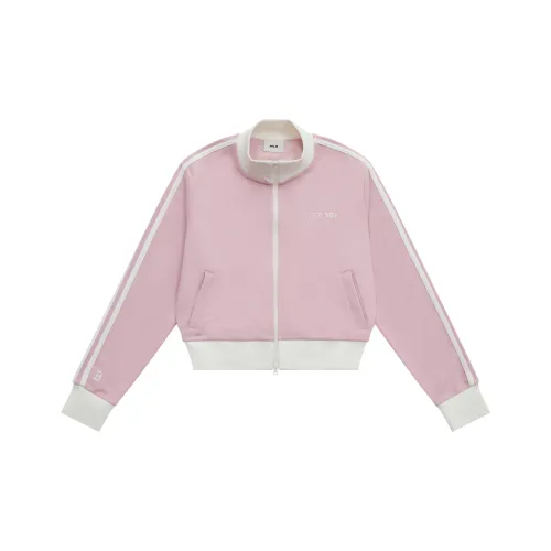 MLB Preppy Style Collection Boston Red Sox SS25 Куртки Пальто Женские Фотиния Серый Розовый