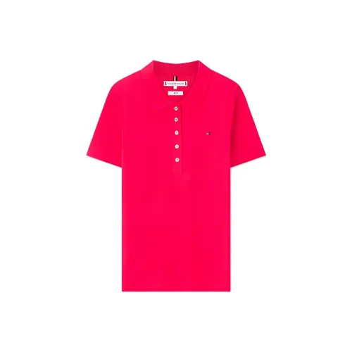 Tommy Hilfiger Темно-красное Женское Поло