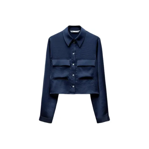 ZARA Черные Женские Рубашки