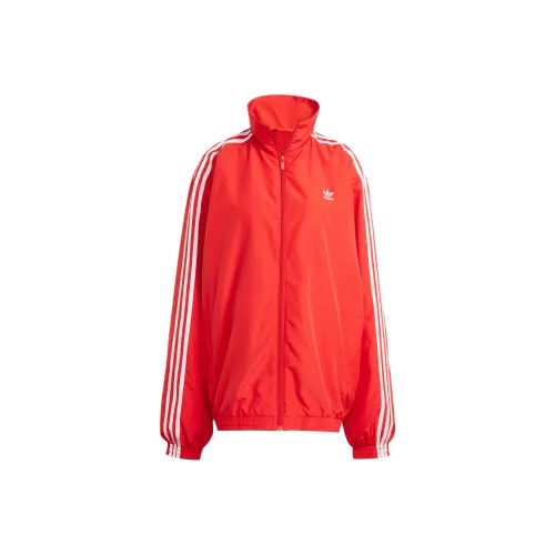 Adidas Originals ADILENIUM Oversized Track Season 3 Топ Куртка Женская Better Алый