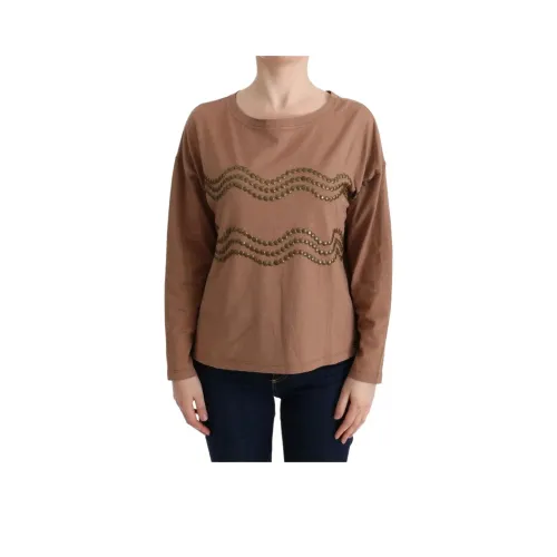 JOHN GALLIANO T-рубашка женская коричневый