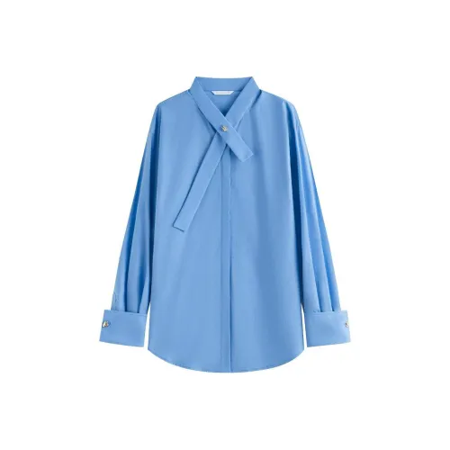 FANSILANEN 100% хлопок Свободный крой Длинный рукав Рубашка Женская