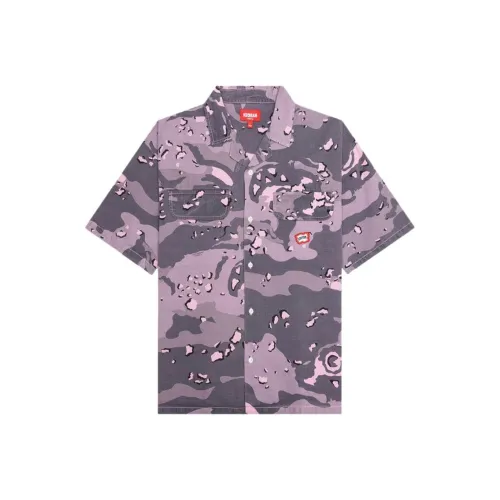 Кремово-розовые женские рубашки