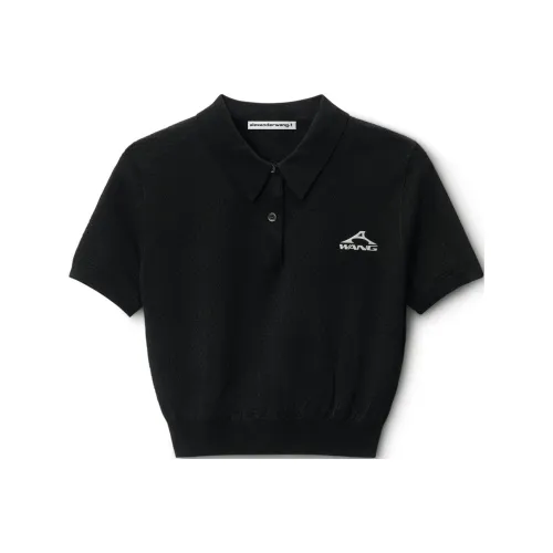 alexander wang Черное Женское Поло