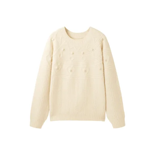 LEDIN Трикотаж Женский Ванильный Белый