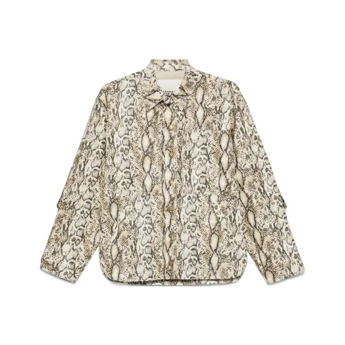 ISABEL MARANT FW24 Куртки и Пальто Женские Бежевый