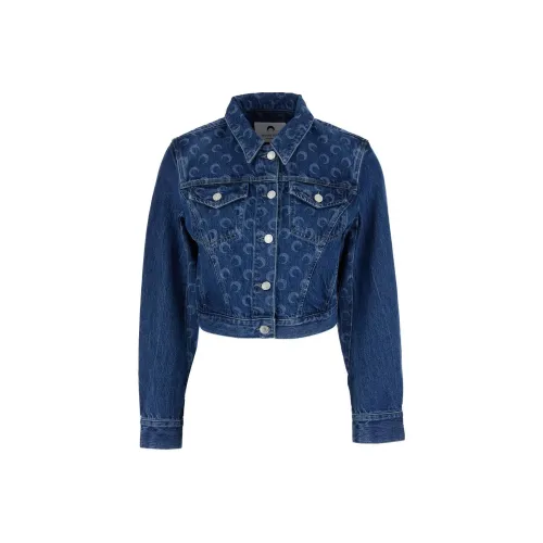 Marine Serre Куртки и Пальто Женские Синие