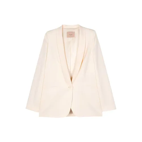 TWINSET Milano SS24 Куртки и Пальто Женские Сливочный