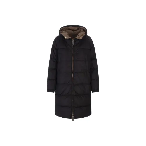 'S MAX MARA Черная женская пуховая куртка