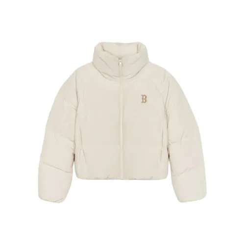 MLB Boston Red Sox Пуховик Женский Темный Кремовый