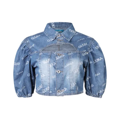 Guuka Hero Синий Женские Рубашки