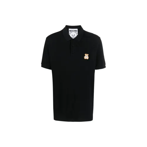 MOSCHINO Поло Женское Обсидиан Черный