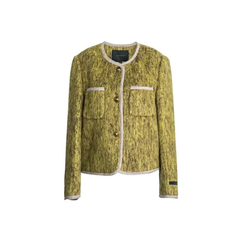 ROEYSHOUSE Куртки и пальто Женские Зеленый Кофейный