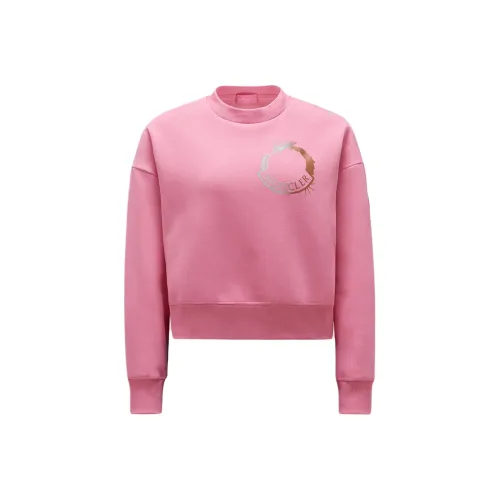 Moncler SS24 Свитшот Женский Розовый