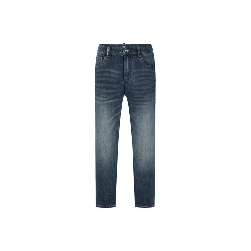 Cavalli Class Blue Men's Jeans Кэвали Класс Синий Мужские Джинсы