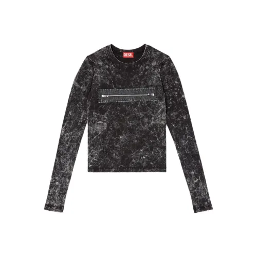 DIESEL Черные Женские Футболки