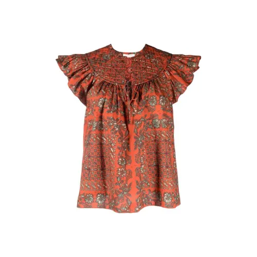 Ulla Johnson Женские Рубашки Красного Цвета