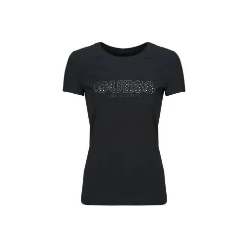 GUESS Женские черные футболки