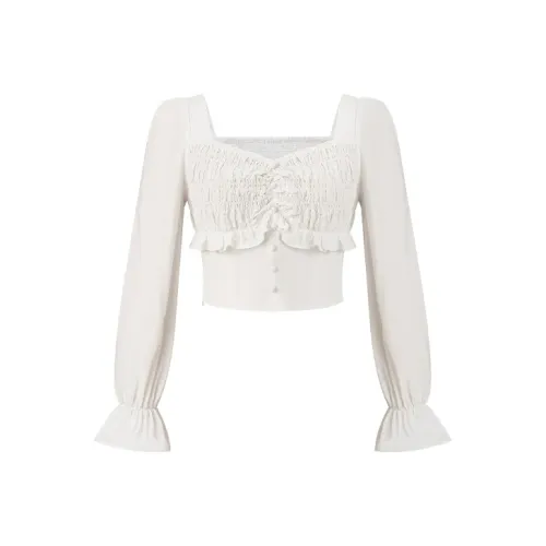 TAMMY TANGS Рубашка Женская Белая