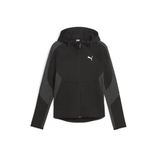 PUMA EVOSTRIPE Full Zip Толстовка Толстовка Женская Черная