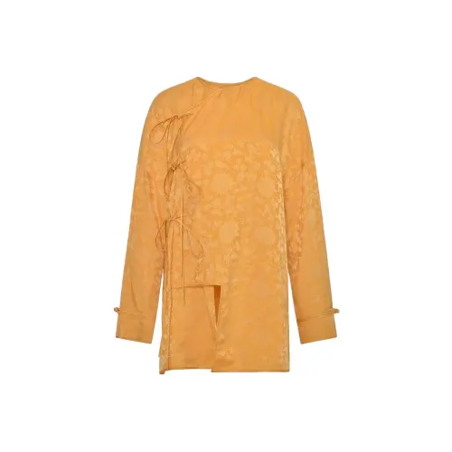 M Essential Рубашка Женская Ротангово-Желтая