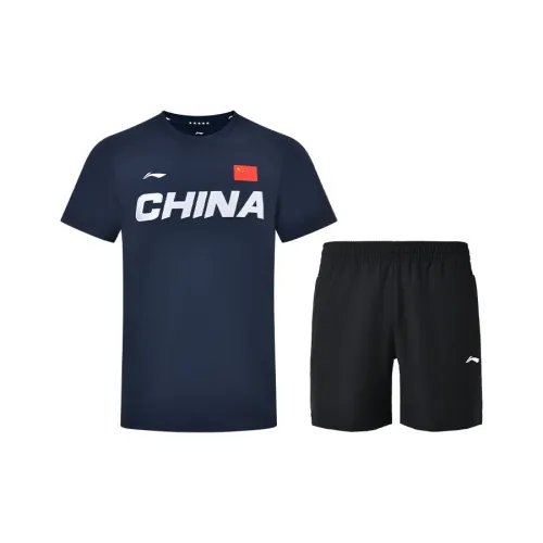 LINING Повседневная спортивная одежда Унисекс Синий Черный