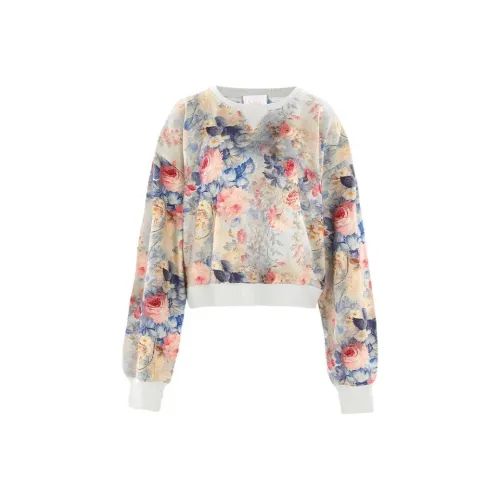 Selkie Коллекция SS24 Толстовка Женская Розовая с принтом On Пергаментная Бумага