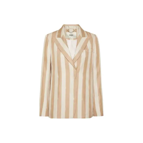 FENDI Куртки и Пальто Женские Светлый Умбра