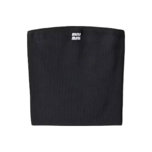 MIU MIU Без бретелек Топ Женский Черный