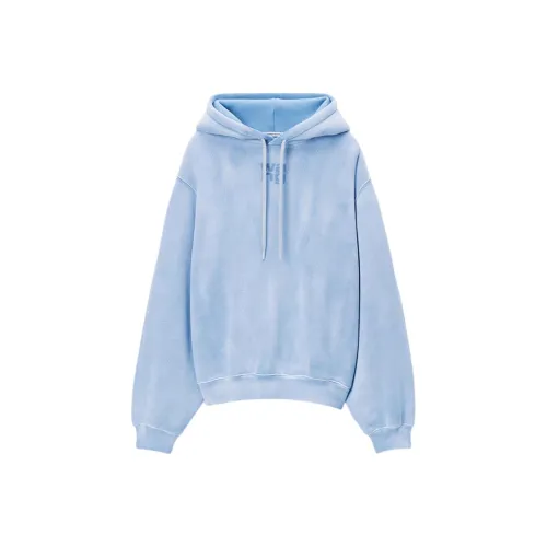 Alexander Wang FW24 Толстовка Женская Washed Light Blue