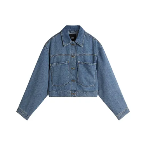 Vans Raynes Denim Crop Куртки и Пальто Женские Blue