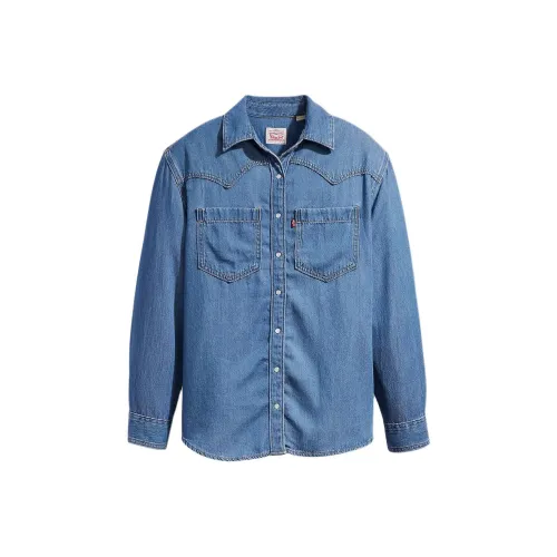Levis Синие Женские Рубашки