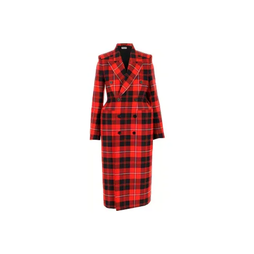 Balenciaga HOURGLASS Пальто Женское Красное