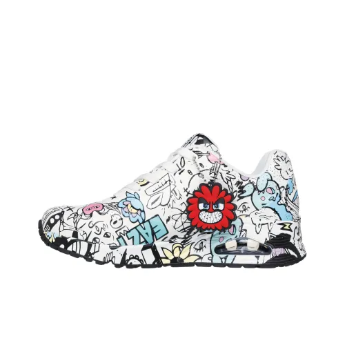 Skechers Uno Low Топ Повседневная обувь Женская Белая