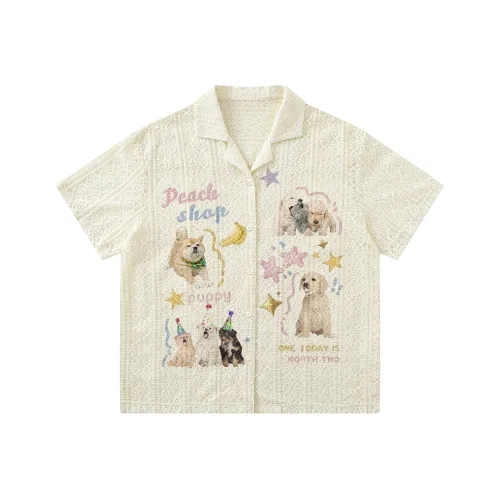 BEAR UNION Рубашка Женская Абрикос