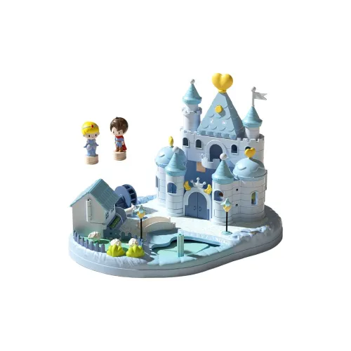 Happy Fish Магнитный Замок Принцесса House Конструкторы Развивающие игрушки