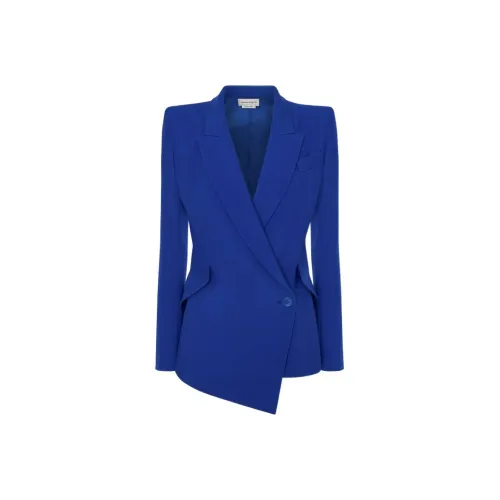 Alexander McQueen Бизнес-костюм пальто женское синий