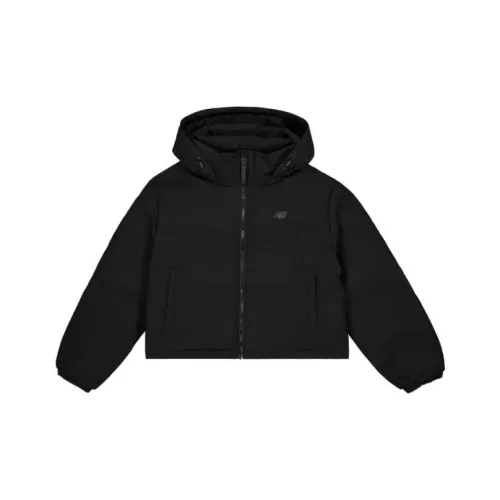 New Balance Пуховик Женские Черный