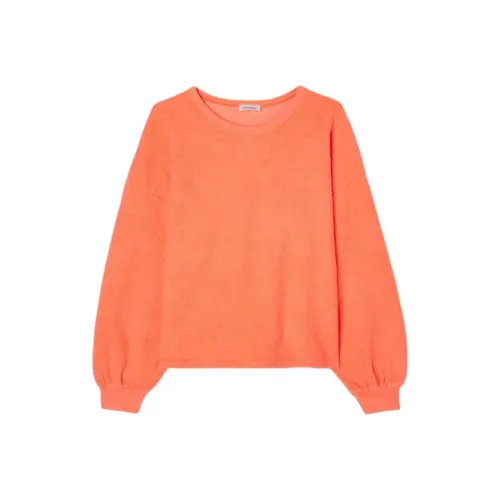 AMERICAN VINTAGE A.M SS24 Sweat Femme BOBYPARK Толстовка Женская Неоново-оранжевый