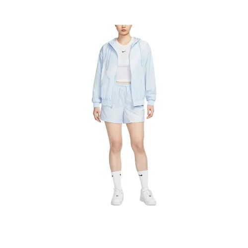 Nike Sportswear Classics Куртка Женская Фиолетовая Синяя Белая