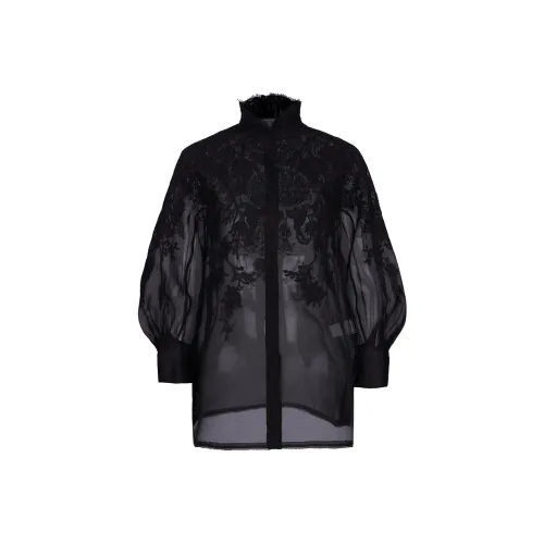 SHIATZY CHEN SS24 Рубашка Женская Черная