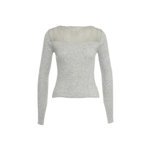 PINKO Серый Женская Трикотажная Одежда