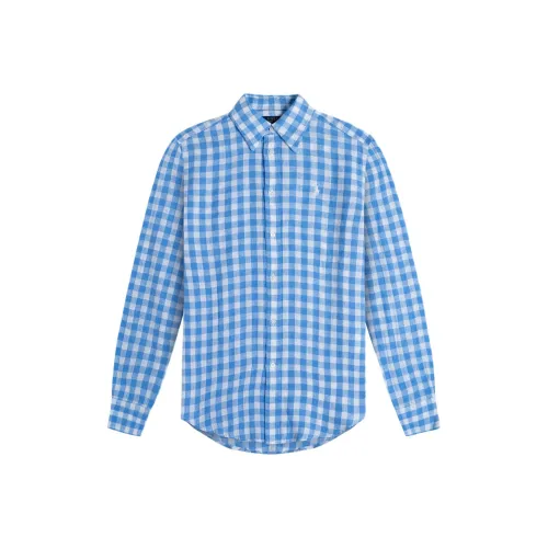 Polo Ralph Lauren Рубашка Женская Синяя Белая