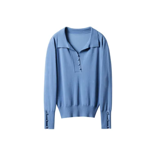 Yan Domain Трикотаж Женский Синий