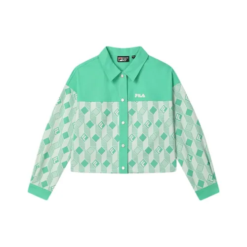 Fila Heritage Cicada Зеленый GN Женские Трикотаж